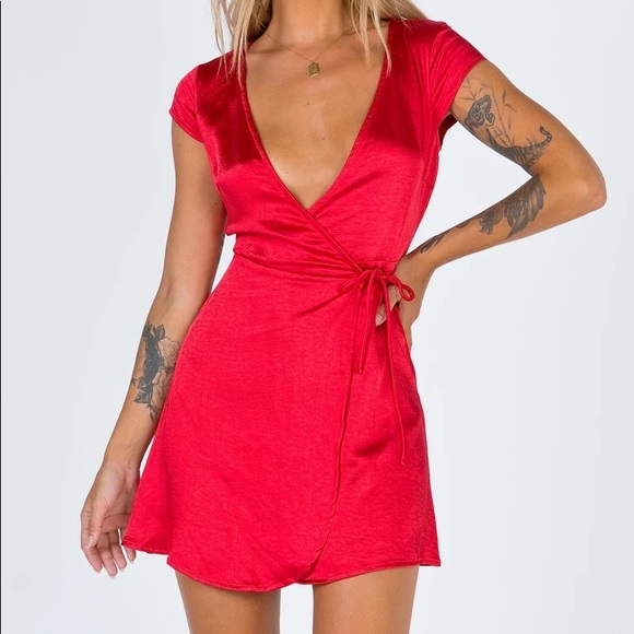 Princess Polly Dresses Princess Polly Emily Mini Dress Red Poshmark